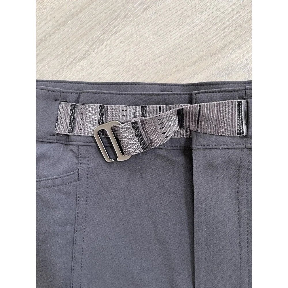 REI Co-op Men's Gray Track Pants 40W x 30L Semi-Fitted Zip Pocket Activated